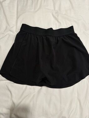 Women’s Black Athletic Shorts - Comfortable Performance Skort